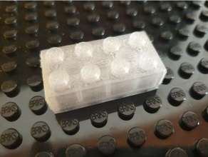 lego compatible brique 4x2 3d print model - Mito3D
