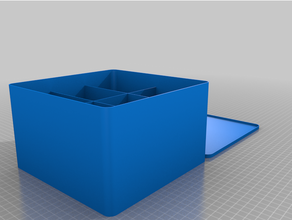 personalizado sencillo completamente caja 3d print model - Mito3D