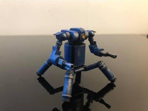mavi Mecha mekanik müfreze gelecek oyun çocuğu nintendo robot örümcek savaş 3d print model - Mito3D