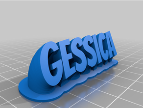 Gessica 02 3d print model - Mito3D