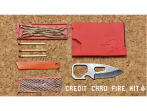 making wallet kit backpacking camping edc hiking multitool 3d print model - Mito3D