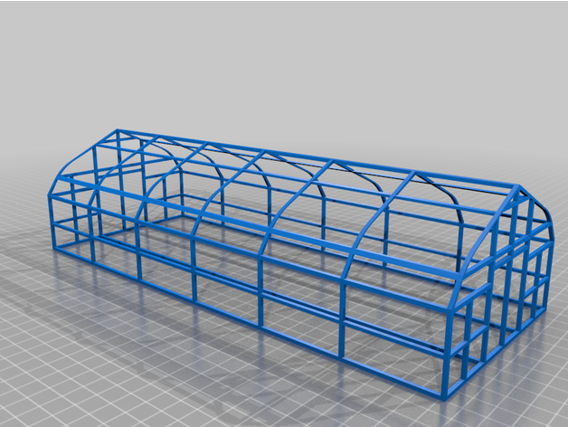 hoop house hoop house 3D print model - Mito3D