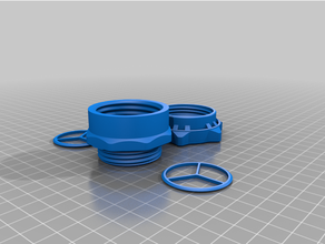 Honeywell özelleştirilmiş minimalist değiştirilebilir filtre Honeywells 3d print model - Mito3D