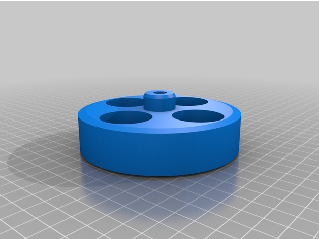 rubbermaid garbage wheel replacement 3D print model - Mito3D