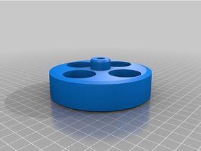 seringueira lixo roda substituição 3d print model - Mito3D