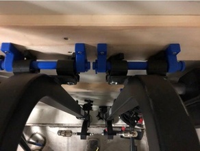 Yakima Seitenwickler Mauer montieren Fahrrad Garage Organisation Erholung Dach Gestell Bar Tandem 3d print model - Mito3D