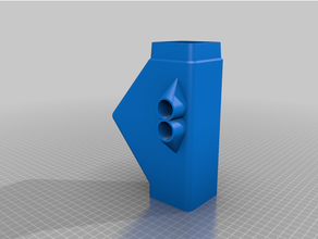 customized rain barrel downspout diverter 2 5 8 3d print model - Mito3D