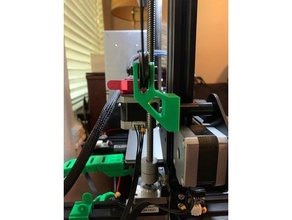 ender 3 filament guide 3dfused linear rails bearing ender3 pro toolless 3d print model - Mito3D