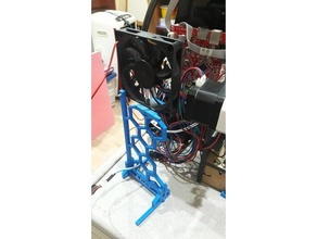 ventilateur supporter filet a8 3d print model - Mito3D