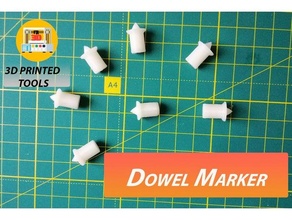 dovel marcador 8 mm 3d print model - Mito3D