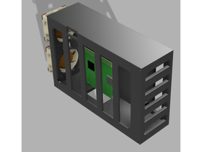 pandapi v25 case 3d printer electronics enclosure raspberry pi rpi 3d print model - Mito3D