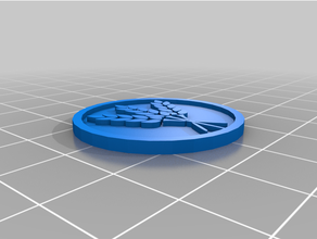 personalizado trigo símbolo 3d print model - Mito3D