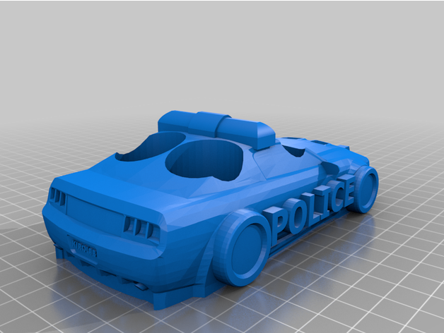 zombicide police car 3D print model - Mito3D