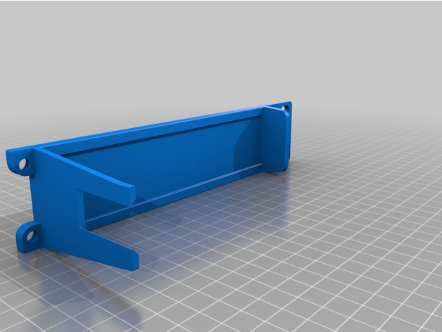 modulare 1u relè cremagliera montare vuoto passo file montaggio staffa 3D print model - Mito3D