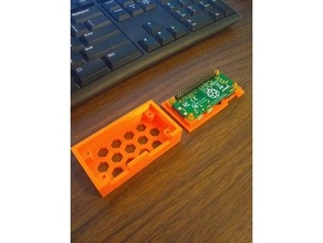 raspberry pi case soldered pins electronics enclosure 3d print model - Mito3D