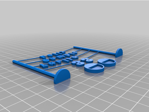 bandeira feliz encontra larita personalizado 3d print model - Mito3D