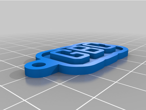 gbc font 14 customized 3d print model - Mito3D