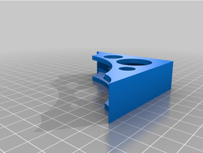 generic mini shelf bracket structural element 3d print model - Mito3D