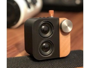 mini cube Bluetooth orateur 5w cool DIY 3d print model - Mito3D