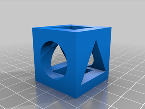 shapebox formine cube shape toy 3d print model - Mito3D