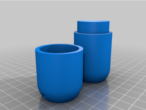 customized container cap 3d print model - Mito3D