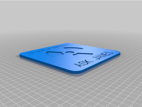 customized sign - case emergency james 3d print model - Mito3D