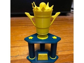 beer pong trophy cup 3d print model - Mito3D