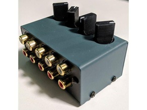 alto manopole rotoli stereo mini mixer mx42rolls potenziometro pomello 3d print model - Mito3D