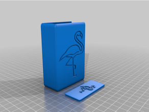 cigarette case holder smokes 3d print model - Mito3D