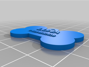 Luna personnalisé 3d print model - Mito3D