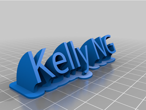 3 Kelly ng personalizado 3d print model - Mito3D