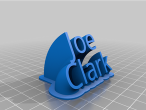 Joe Clark personalizzato 3d print model - Mito3D