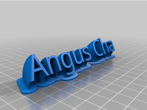 Angus cha özelleştirilmiş 3d print model - Mito3D