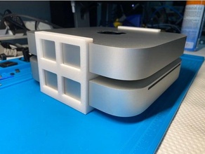MacMini pilha ficar pé maçã Mac mini organizador servidor prateleira 3d print model - Mito3D