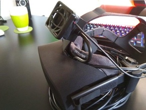 vr Headset Linse Ventilator Okulus Riss cv1 virtuell Wirklichkeit 3d print model - Mito3D