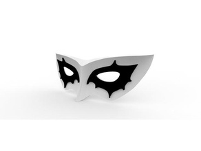 bufón máscara persona 5 usable cosplay persona5 apuntalar réplica 3d print model - Mito3D