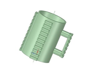 ris cup tactical airsoft accesories parts 3d print model - Mito3D