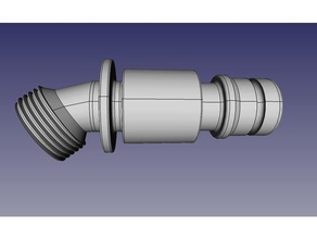 gardena hose reel adattatore connettore tubo flessibile bobina sostituzione 3d print model - Mito3D