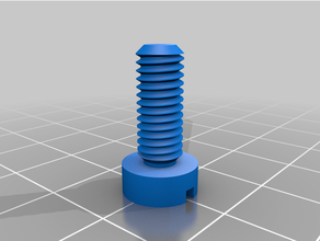 parafuso m6 15 entalhado cilindro cabeça parafusos ferramenta Ferramentas 3d print model - Mito3D
