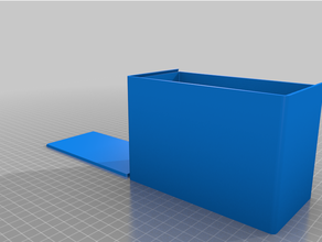personnalisé paramétrique boîte glissement couvercle 3d print model - Mito3D