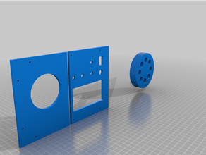 variac painel botão autotransformador 3d print model - Mito3D