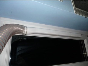 chorrito ventilación extractor capucha recinto humo extracción 3d print model - Mito3D