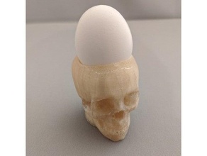 cráneo cabeza huevo estante soporte humano 3d print model - Mito3D