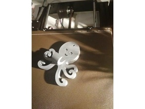 octopus coat hook kids coathook hanger rack decoration decorative decor 3d print model - Mito3D