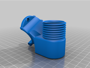 pinça lanterna suporte remixar lambreta 3d print model - Mito3D