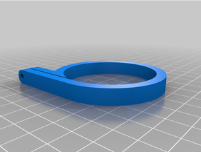 webasto air filter clamp customized 3d print model - Mito3D