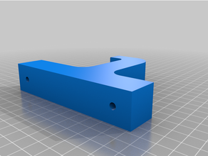 customized simple customizeable corner hook 3d print model - Mito3D