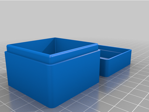 angepasst gerundet Lager Box openscad 3d print model - Mito3D