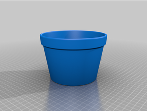 customized flower pot - classic style 110x100 3d print model - Mito3D