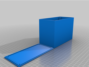personnalisé projet boîte couvercle vis 3d print model - Mito3D